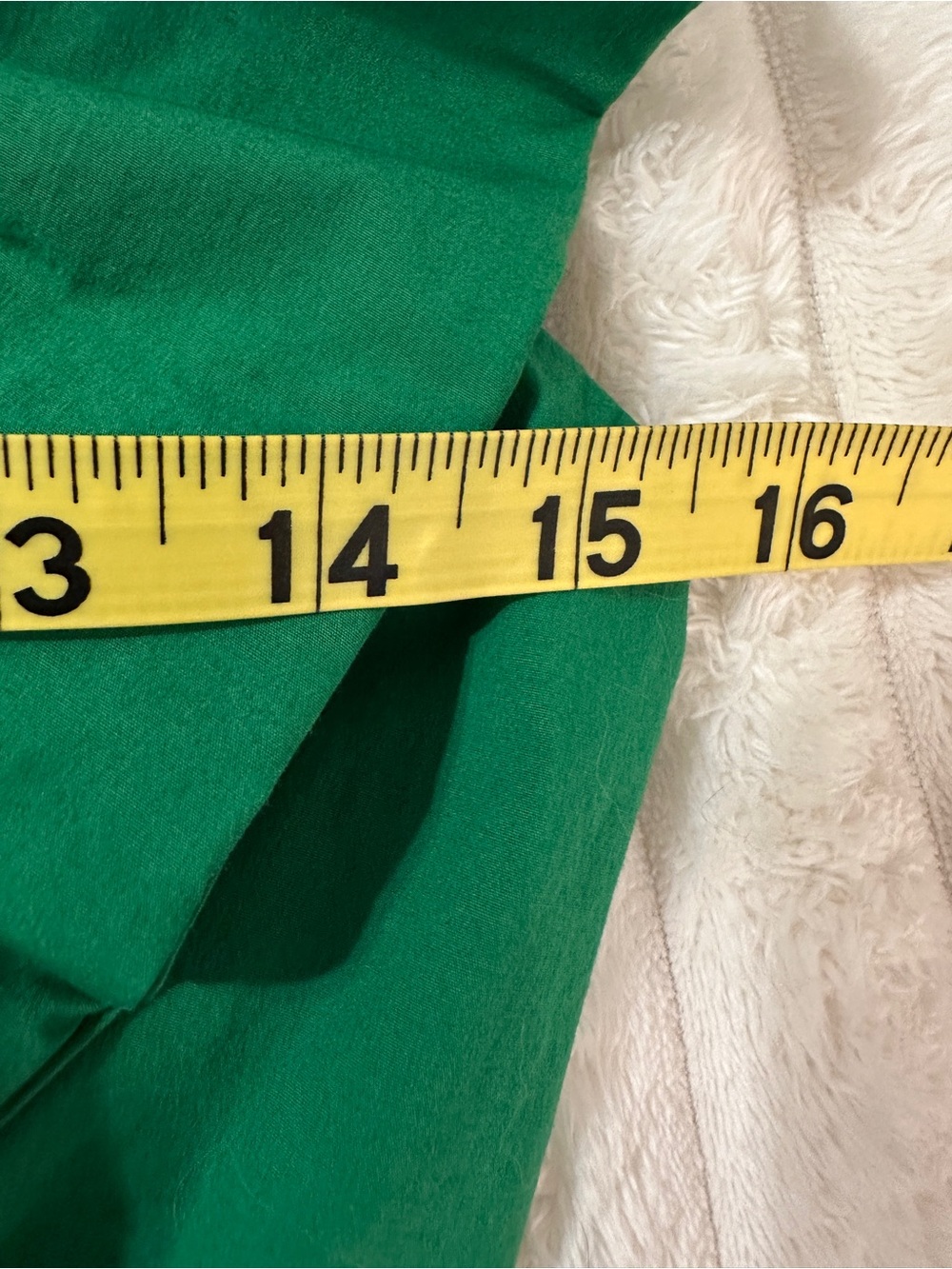 Zara Green Ruffled Crop Top - Picture 6 of 8